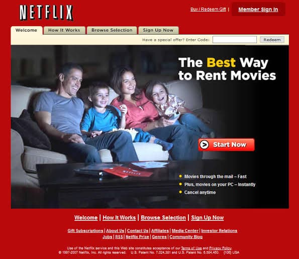 Netflix Launches Streaming Service